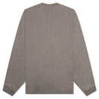 Essentials L/S Tee - Heather Grey