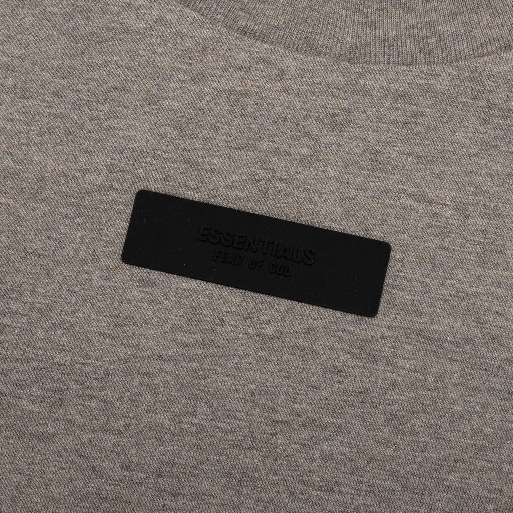 Essentials L/S Tee - Heather Grey
