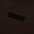 Essentials L/S Tee - Heather Wood
