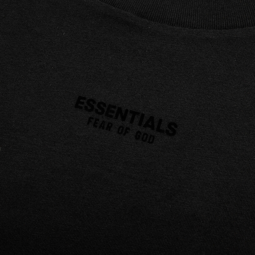Essentials L/S Tee - Jet Black
