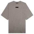 Essentials S/S Tee - Heather Grey