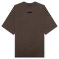 Essentials S/S Tee - Heather Wood