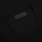 Essentials Ribbed Tank Top - Black