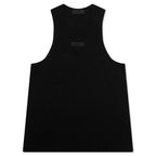 Essentials Ribbed Tank Top - Black