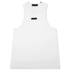 Essentials Ribbed Tank Top - White