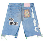 Exposé Triple-Wide Denim Short - Indigo