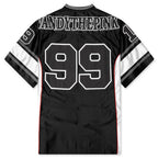 Eye Logo Football Jersey - Black