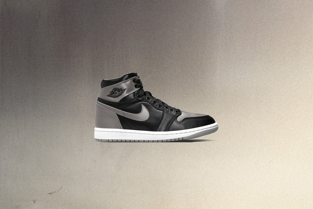 Air Jordan 1 Retro High OG 'Satin Shadow' (PS) - Black/Medium Grey/White