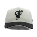 Feature x New Era 59FORTY Curved A-Frame Fitted Old English F - Chrome/Black