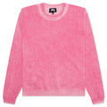 Faded Cotton Crew - Pink