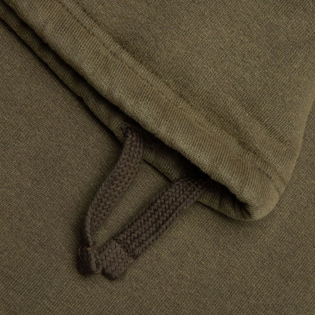 Faded Graphic Fleece Pant - Olive