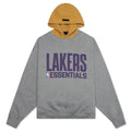 Fear of God Essentials x NBA Lakers Sport Hoodie - Concrete Heather/Canyon