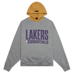Fear of God Essentials x NBA Lakers Sport Hoodie - Concrete Heather/Canyon