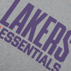Fear of God Essentials x NBA Lakers Sport Hoodie - Concrete Heather/Canyon