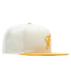 Feature x New Era OE Fitted Cap - Off-White/Grilled Yellow