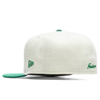 Feature x New Era OE Fitted Cap - Off-White/Kelly Green