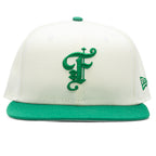 Feature x New Era OE Fitted Cap - Off-White/Kelly Green