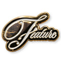Script Pin - Gold