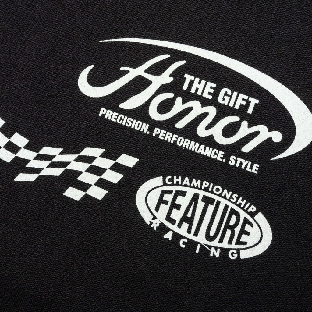 Feature x Honor The Gift Fastest Rides L/S Tee - Faded Black