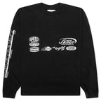 Feature x Honor The Gift Fastest Rides L/S Tee - Faded Black