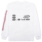 Feature x Honor The Gift Fastest Rides L/S Tee - White