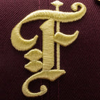 Feature x New Era 59FIFTY Fitted Old English F Wynn - Maroon/Vegas Gold
