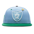 Feature x New Era "Earth" Las Vegas Raiders Fitted - Birdseye Blue/Kelly Green