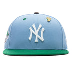 Feature x New Era "Earth" New York Yankee's Fitted - Birdseye Blue/Kelly Green