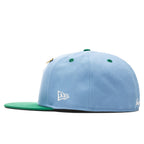 Feature x New Era "Earth" OE Fitted - Birdseye Blue/Kelly Green