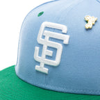 Feature x New Era "Earth" San Francisco Giants Fitted - Birdseye Blue/Kelly Green