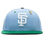 Feature x New Era "Earth" San Francisco Giants Fitted - Birdseye Blue/Kelly Green