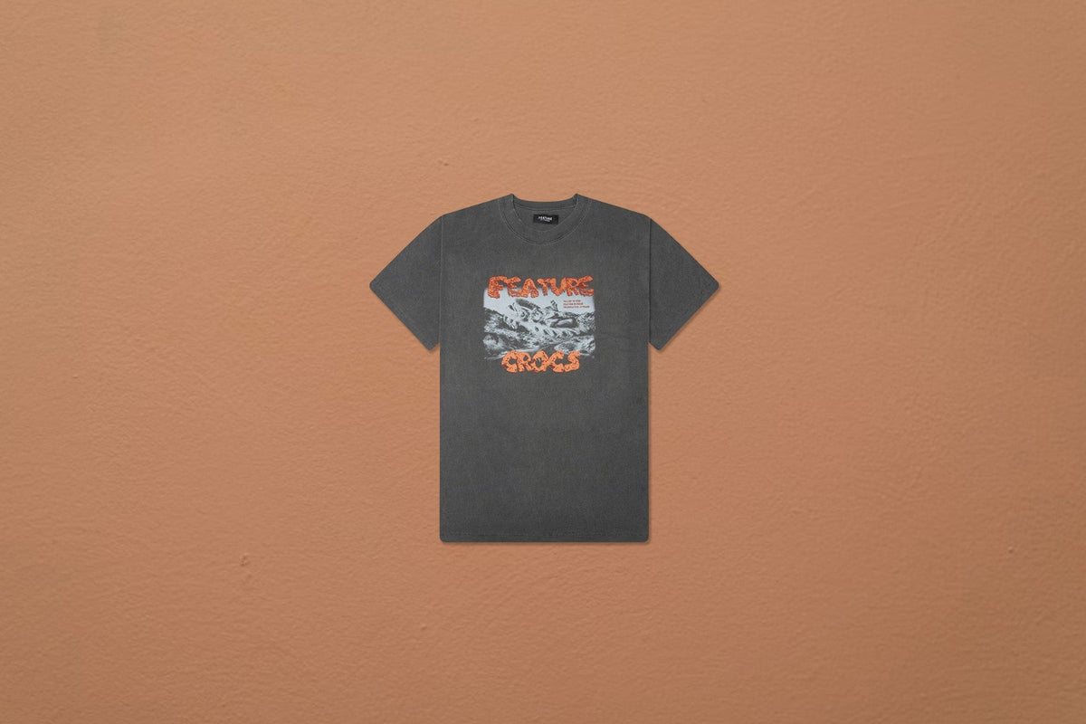 FEATURE x Crocs Valley of Crocs Tee - Pigment Black