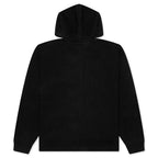 Felt Patch Knit Hood - Black