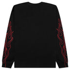 Fiery Heavyweight Longsleeve Tee - Black