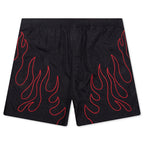 Fiery Running Shorts - Black