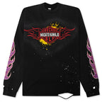 SeCND SLF x Masato Kawajo Firestorm Vintage L/S - Black/Red/Teal