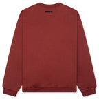 Fleece Crewneck - Crimson