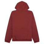 Fleece Hoodie - Crimson