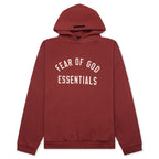 Fleece Hoodie - Crimson