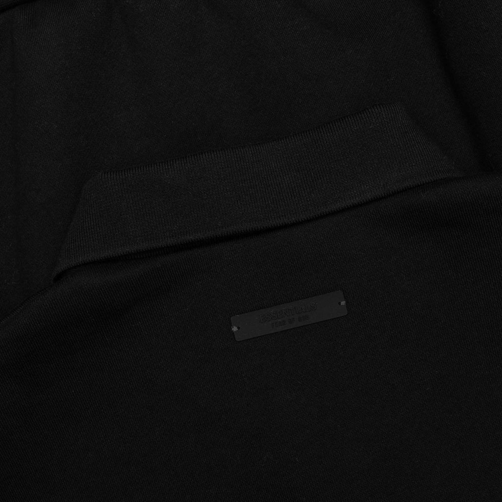 Fleece Polo - Black