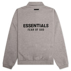 Fleece Polo - Heather Gray