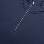 Fleece Raglan Zip Mock - Navy
