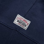 Fleece Raglan Zip Mock - Navy