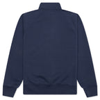 Fleece Raglan Zip Mock - Navy