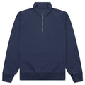 Fleece Raglan Zip Mock - Navy