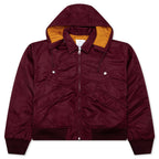Flight Bomber - Burgundy