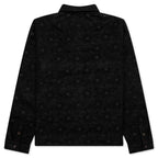 Floral Cover Shirt - Black