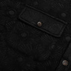 Floral Cover Shirt - Black