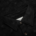 Floral Cover Shirt - Black