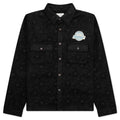 Floral Cover Shirt - Black